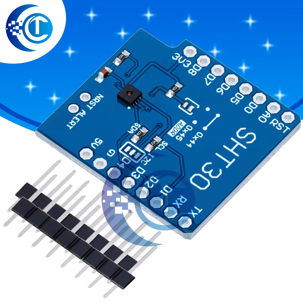 Wemos D1 Mini - 1 adet SHT30 kalkan I2C dijital
