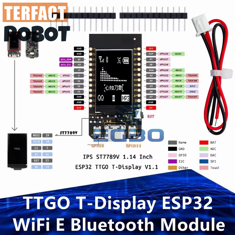 TTGO T-Display ESP32 WiFi ve B - Ttgo Tdisplay incelemesi ve fiyatı