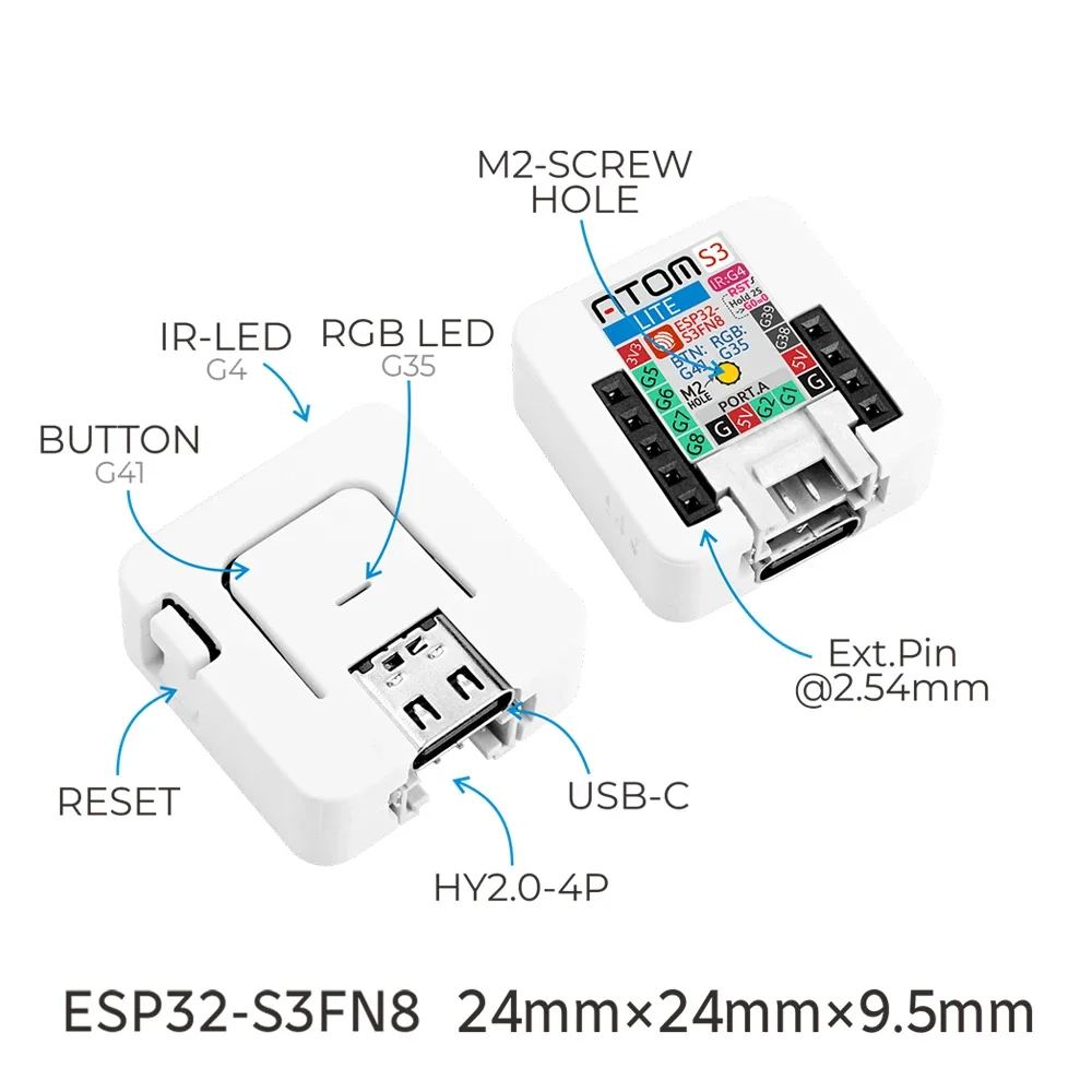 M5Stack AtomS3-Lite ESP32-S3 G - Doit Esp32 incelemesi ve fiyatı