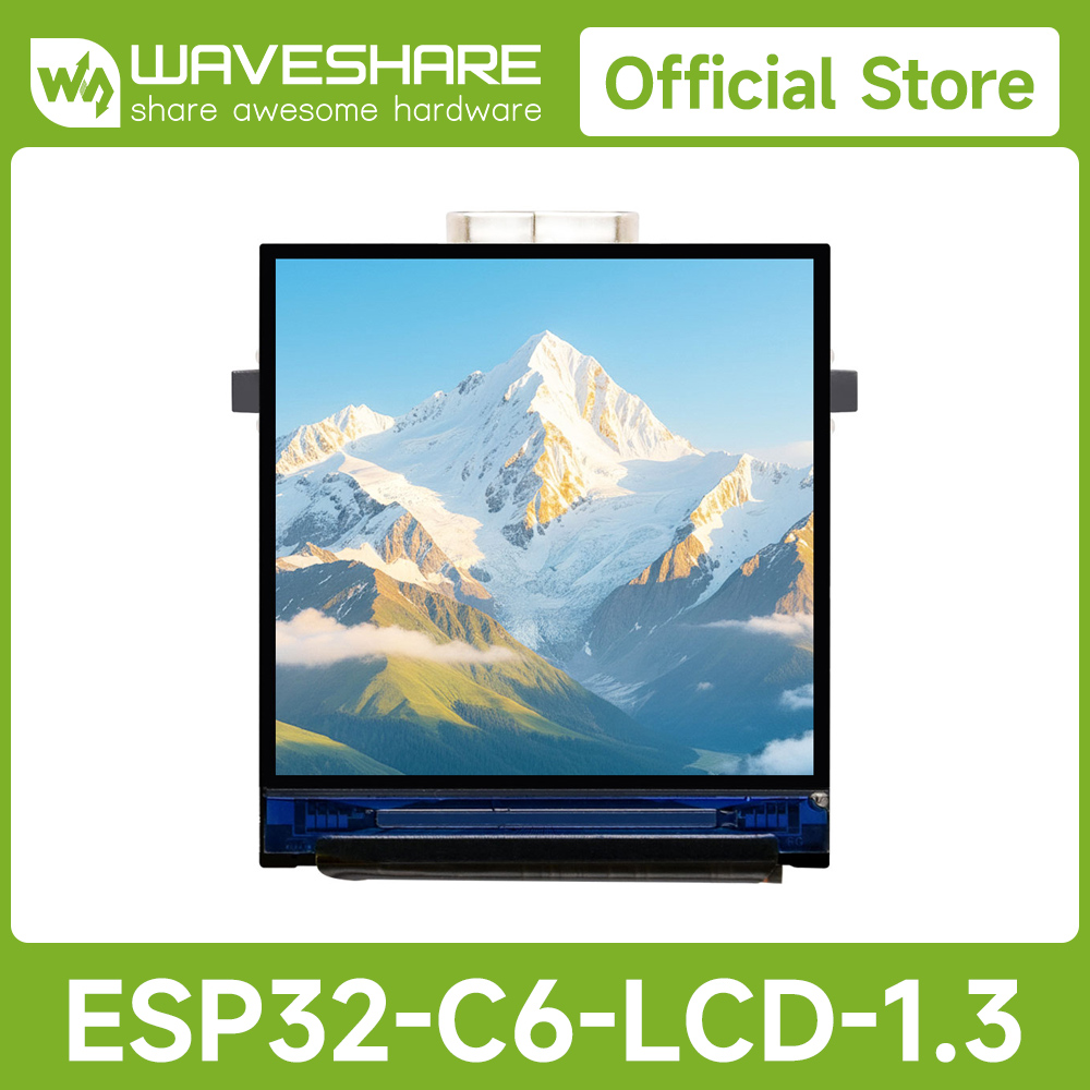 Waveshare ESP32-C6 1,3 inç LCD - Waveshare Esp32 incelemesi ve fiyatı